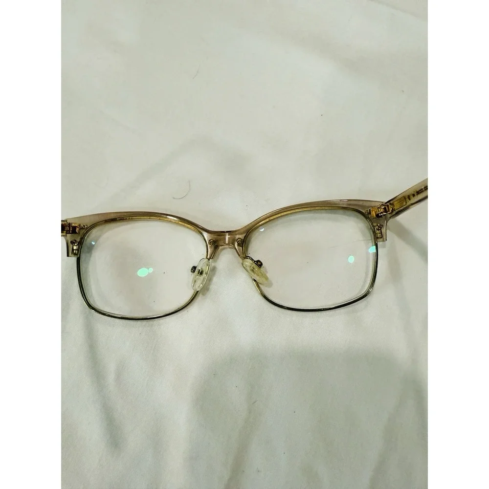 Dkny Eyeglasses Frame DY 5655-3709 Women's Light Gold Half Rim Square 53-15-140‎